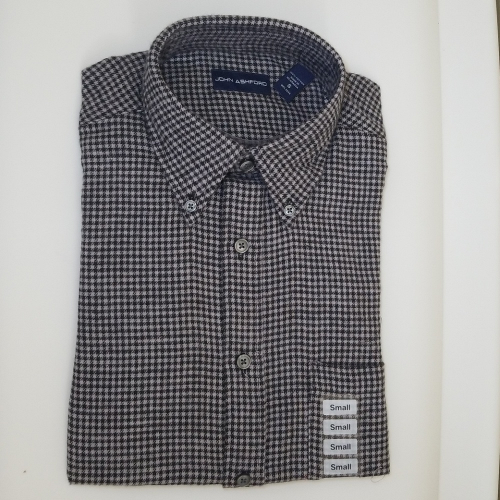 BNWT John Ashford button down flannel shirt